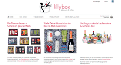 Desktop Screenshot of lillybox.de